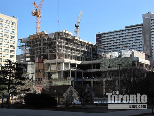 Aura condos at College Park Toronto 