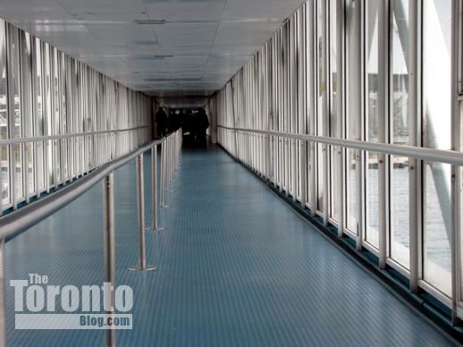 a walkway at Ontario Place