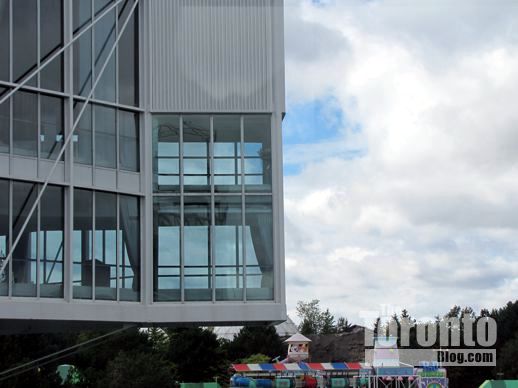 One of the Ontario Place pavilions 