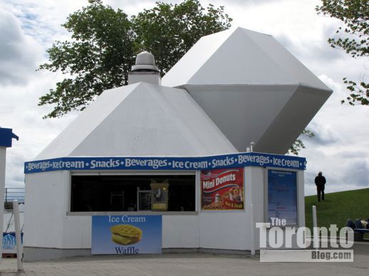 a snack bar at Ontario Place 