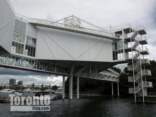 One of the Ontario Place pavilions