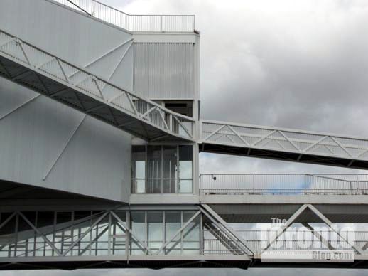 one of the pavilions at Ontario Place