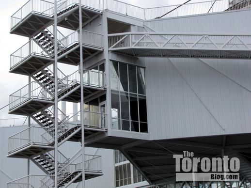 staircase outside an Ontario Place pavilion I
