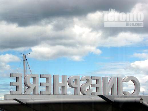 Ontario Place Cinesphere sign 