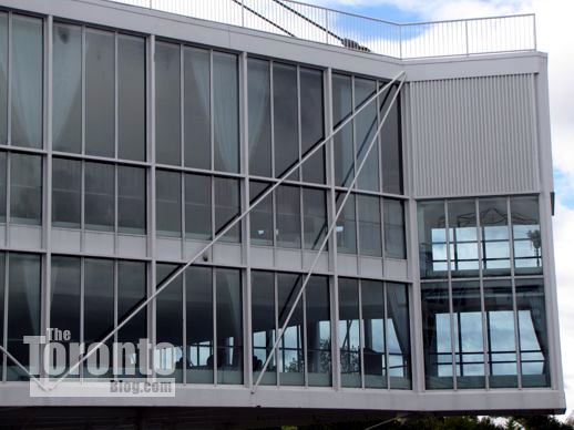 a pavilion at Ontario Place