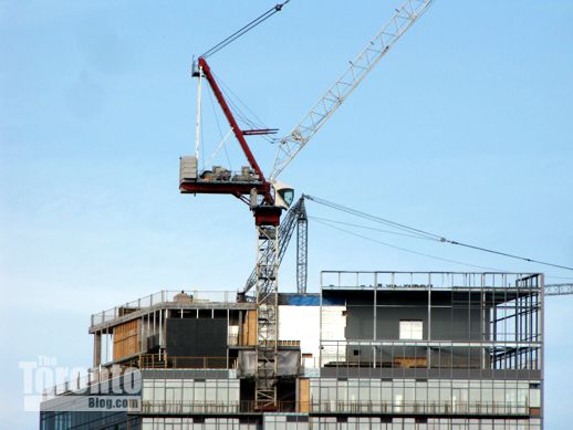 Burano Condos cranes