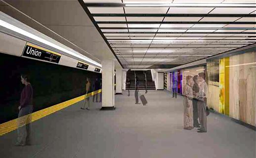 Union station subway platform