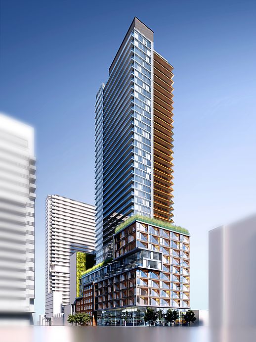 401 King West  original redevelopment proposal rendering