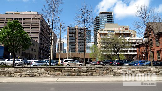 municipal parking lot at 15 Wellesley Street East Toronto 