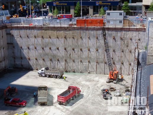 One Bloor condo tower construction