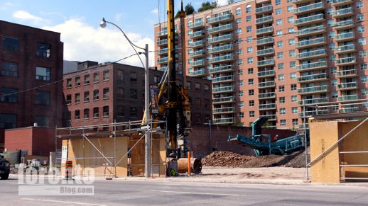 Ivory on Adelaide condo construction