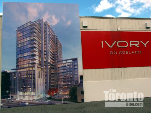 Ivory on Adelaide condo site