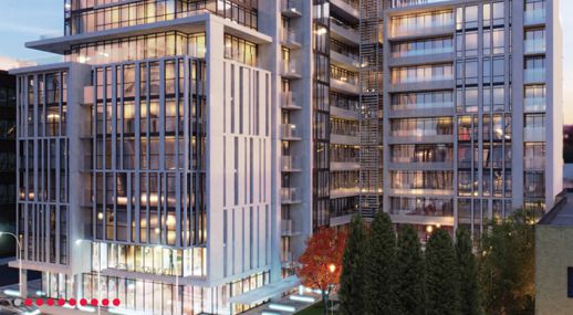 Ivory on Adelaide condo website rendering