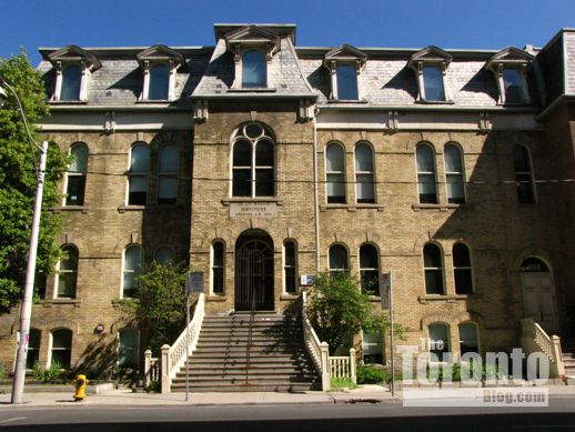 de la Salle Institute historic building on Adelaide Street East Toronto 