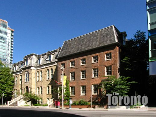 Heritage buildings on Adelaide Street East Toronto