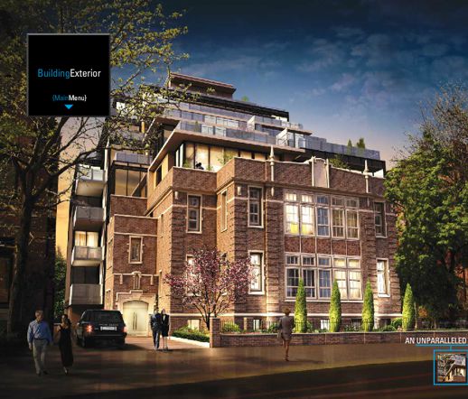 36 Hazelton Condo building rendering