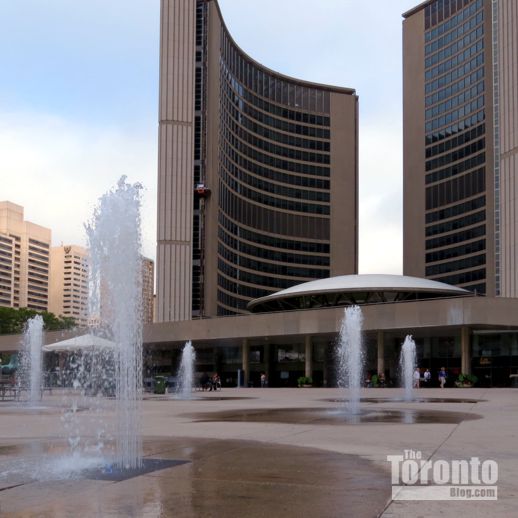 Nathan Phillips Square at Toronto City Hall 