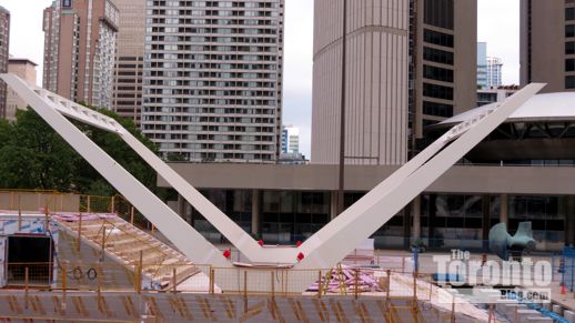 Nathan Phillips Square at Toronto City Hall 