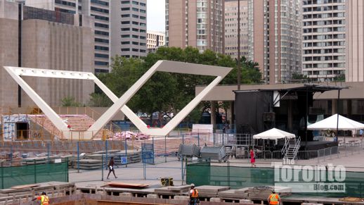 Nathan Phillips Square at Toronto City Hall 