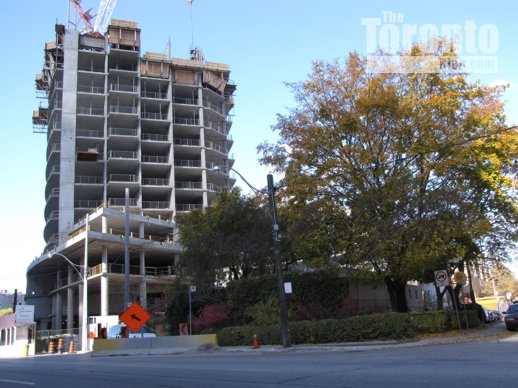 The Yorkville condo tower site 