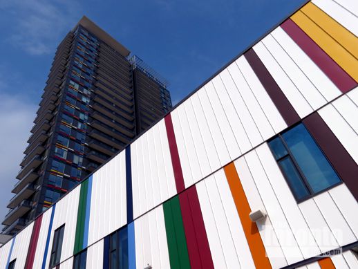 Paintbox Condos and Regent Park Arts & Cultural Centre