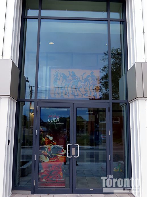 COBA entrance at Regent Park Arts & Cultural Centre 