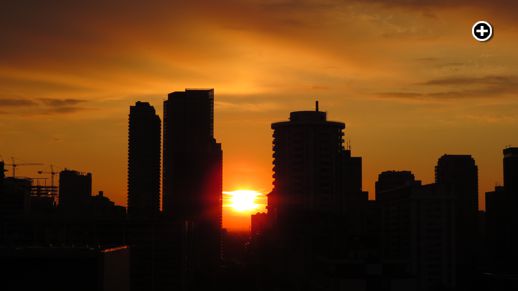toronto sunset October 17 2012