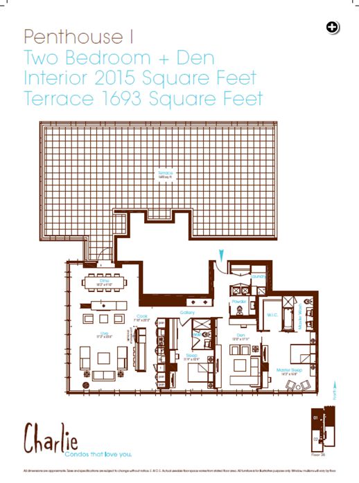 Charlie Condos PH1 floorplan 