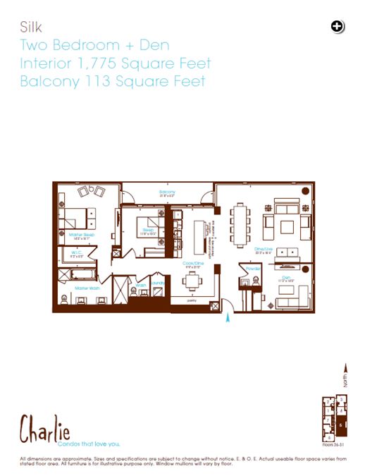 Charlie Condos floorplan