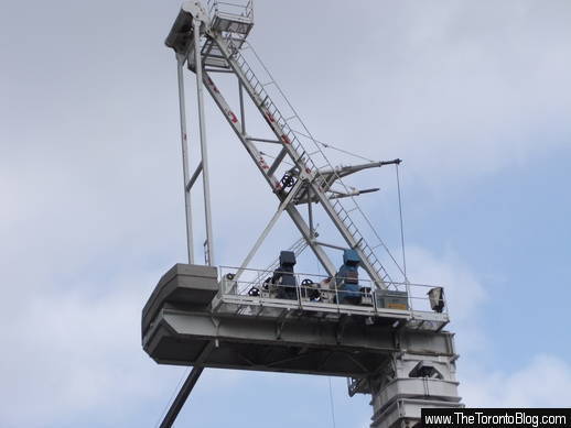ChazYorkville crane installation