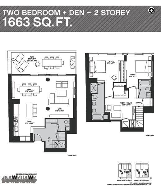 Downtown Condos floorplan illustration