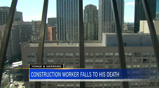 Aura condo tower construction worker fatality