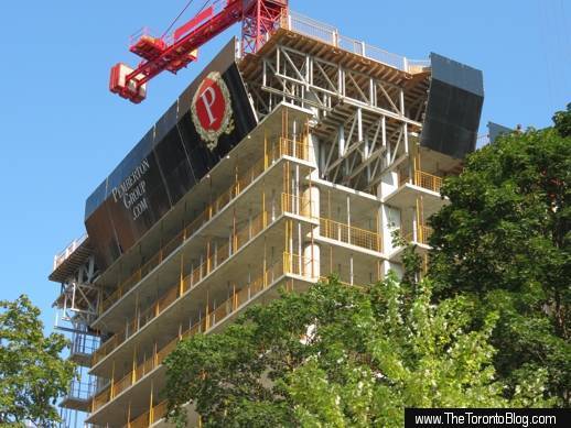 U Condos west tower construction progress 