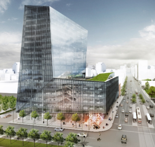 Proposed new Globe and Mail building