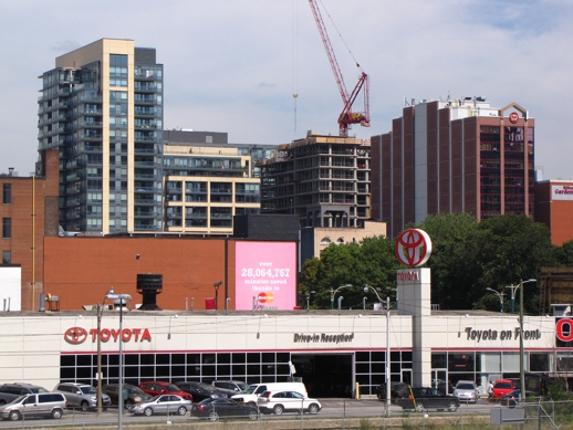 Toyota on Front dealership at 410 Front Street West Toronto